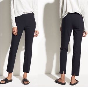 Vince Stitch Front Seam Ponte Legging-Navy Blue-Small